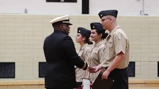 Proviso West NJROTC Annual Military Inspection [upl. by Nevetse167]