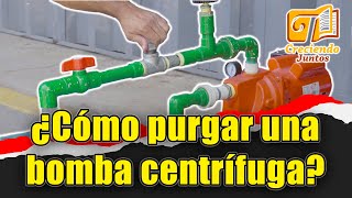 ¿Cómo purgar una bomba centrífuga [upl. by Kornher845]