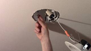 Installing a Retrofit LED Recessed Light [upl. by Duwe272]