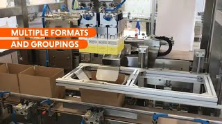 American Box PickandPlace Automatic Packaging Machine [upl. by Ahsekan704]