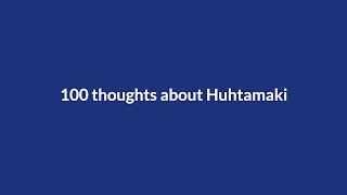 100 Thoughts about Huhtamaki [upl. by Yellah862]