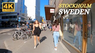 Stockholm  City Center  4K  Sweden  Walking Tour [upl. by Stanly]