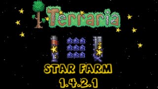 Terraria 1421 StarbridgeFalling Star Farm Tutorial [upl. by Puna]