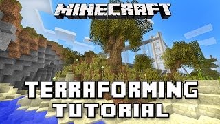 Minecraft Terraforming Your Worlds Landscape How To Make Custom Trees [upl. by Zile468]