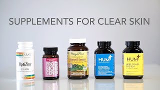 5 Best Supplements For Clear Skin [upl. by Nnauol]