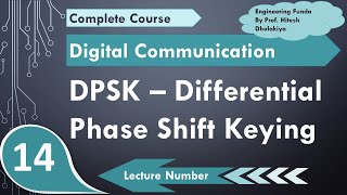 Differential Phase Shift Keying DPSK Definition Waveform DPSK transmitter amp DPSK receiver [upl. by Idelson918]