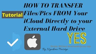 How to Transfer FilesPics From iCloud Directly To External Hard Drive [upl. by Abisia]