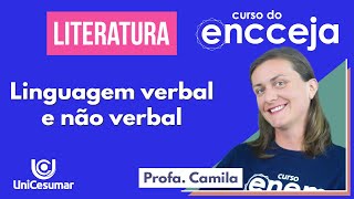 LINGUAGEM VERBAL E NÃO VERBAL  RESUMO DE LITERATURA PARA O ENCCEJA [upl. by Einnel96]