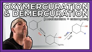 OxymercurationDemercurationthe Mechanism  Examples [upl. by Ardnazil]