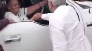 Saluda AMLO a la mamá del Chapo [upl. by Annadal]