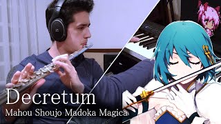 Madoka Magica OST  Decretum Flute  Piano  Guitar [upl. by Kram]