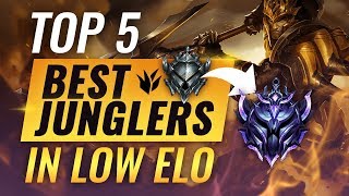 Top 5 BEST Junglers For Climbing Out Of Low Elo  League of Legends Season 9 [upl. by Yenahc]