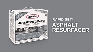 Rapid Set® Asphalt Resurfacer [upl. by Erna430]