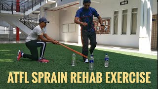 ATFL Sprain Rehab Exercise [upl. by Barrett]