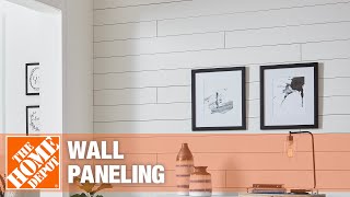 Wall Paneling Ideas  The Home Depot [upl. by Ydrah260]