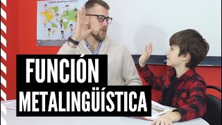 ¿Qué es la función metalingüística Funciones y ejemplos [upl. by Jamison]