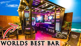 I Built The WORLDS BEST Garden BAR  Back Garden Ideas [upl. by Morse]