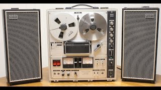 Sony TC 630 ReeltoReel Demo [upl. by Koerner]