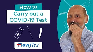 How to use the Flowflex Lateral Flow Test  The Easiest COVID19 Test [upl. by Nicholl910]