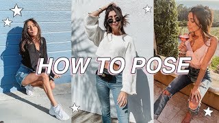 How To Pose For Photos  10 EASY Poses For Instagram [upl. by Eulaliah]