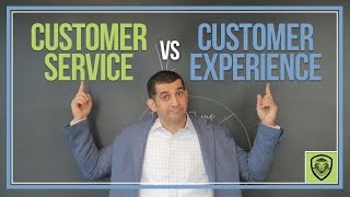 Customer Service Vs Customer Experience [upl. by Ellekcir]