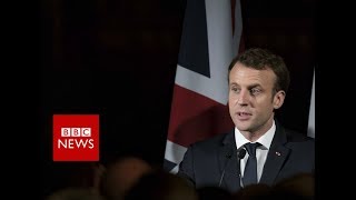 FULL INTERVIEW French President Emmanuel Macron on Brexit and Trump  BBC News [upl. by Ez144]