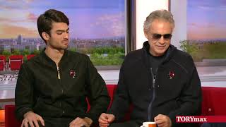 Andrea Bocelli and son Matteo team up in quotSiquot [upl. by Giffard]