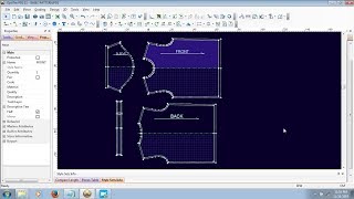 EASY WAY TO MAKE CAD PATTERN USING BY OPTITEX  BASIC PATTERN  cad pattern [upl. by Ahsenra511]