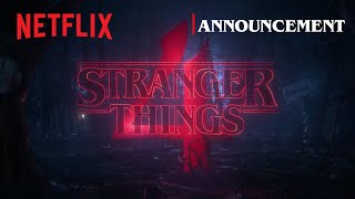 Stranger Things 4  Official Announcement [upl. by Annaerda]