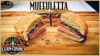 How To Make A Muffuletta Sandwich Central Grocery Style [upl. by Tanhya]