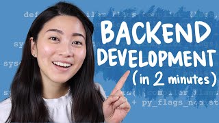 Backend Development explained in 2 minutes  Tech in 2 [upl. by Ainessey]