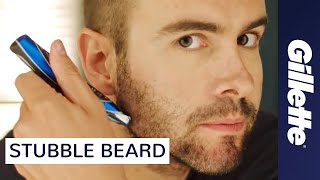 Beard Trimming How to Maintain Scruff and Stubble  Gillette STYLER [upl. by Nailluj302]