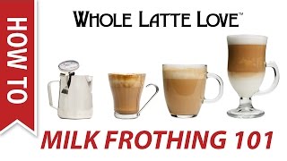 Milk Frothing for Beginners [upl. by Worrell]