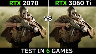 RTX 2070 vs RTX 3060 Ti  Test In 6 Games  1080p  1440p [upl. by Amarette]