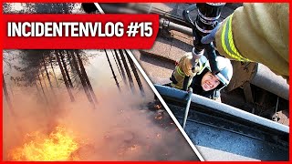 Bosbrand amp brand op schip  Brandweervloggers Rick amp Richard  Incidentenvlog 15 [upl. by Nnylyrehc]