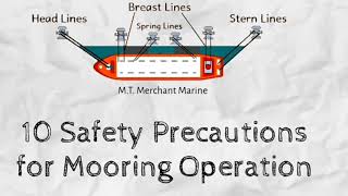 10 Safety Precautions For Mooring Operation [upl. by Davidoff]