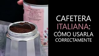 CÓMO USAR LA CAFETERA ITALIANA Guía básica para preparar café [upl. by Nathanael366]