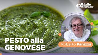 PESTO ALLA GENOVESE  La ricetta imperdibile dello CHEF Roberto Panizza [upl. by Newman]