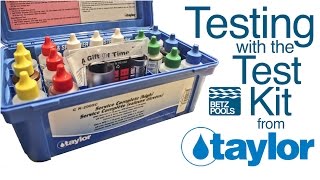 Testing with the Taylor Test Kit [upl. by Akialam]