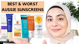 BEST amp WORST AUSSIE SUNSCREENS  Australian Sunscreen Guide  Affordable Aussie Sunscreen Razia Moe [upl. by Krasner]