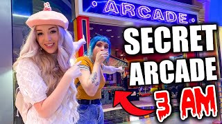 I FOUND A SECRET ARCADE  3AM CHALLENGE  w Lyssy Noel [upl. by Nick]