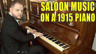 Top 10 Saloon Music on a 1915 Piano [upl. by Yecaw682]