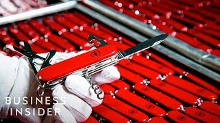 How Swiss Army Knives Are Made  The Making Of [upl. by Ymmaj336]