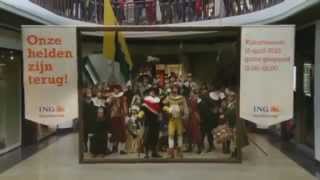 Amsterdam  Rembrandt Flashmob  The Night Watch  HD [upl. by Yenolem]