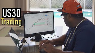 How To Day Trade US30 Step By Step For Beginners  Simple Trading Guide [upl. by Berky522]