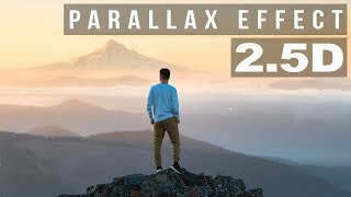 Photoshop Tutorial Parallax Photo Effect [upl. by Curry]