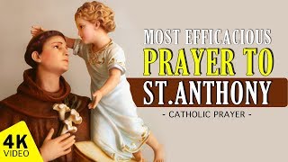 MOST EFFICACIOUS PRAYER TO SAINT ANTHONY [upl. by Lockwood798]