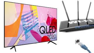 Jak podlaczyc telewizor do internetu Samsung QLED TV 📺 [upl. by Jeritah218]