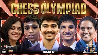 FIDE Chess Olympiad 2022 Day 10  Gukesh vs Nodirbek [upl. by Lotsirb]