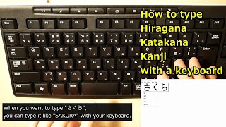 How to type Japanese characters in windows [upl. by Annavoeg]